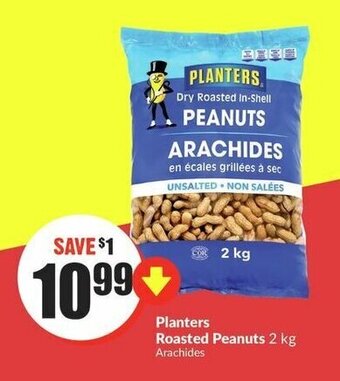 FreshCo Planters Roasted Peanuts 2 kg offer