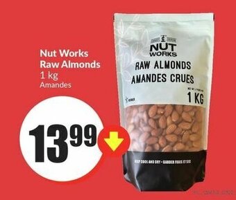 FreshCo Nut Works Raw Almonds 1 kg offer