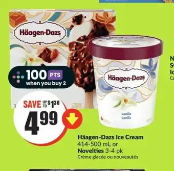 FreshCo Häagen-Dazs Ice Cream or Novelties offer