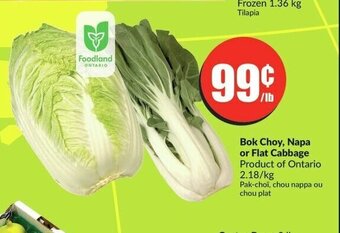 FreshCo Bok Choy, Napa or Flat Cabbage offer