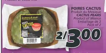 IGA CACTUS PEARS offer