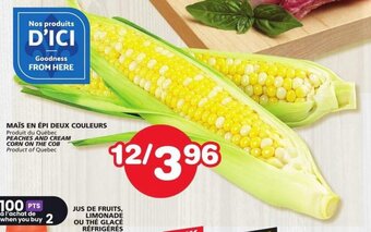 IGA PEACHES AND CREAM CORN ON THE COB offer