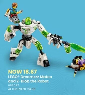 Toys R us Lego dreamzzz mateo and z-blob the robot offer