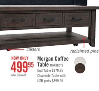 The Brick Morgan coffee table - brown offer