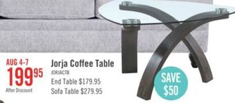 The Brick Jorja coffee table offer