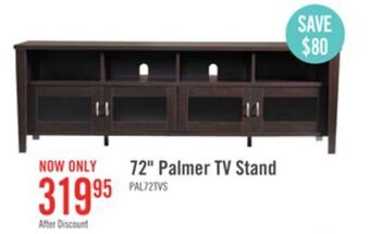 The Brick Palmer 72 tv stand offer