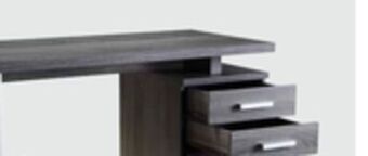 The Brick Oscar reversible desk - distressed grey offer