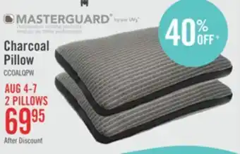 The Brick Masterguard® charcoal tencel™ pillow offer