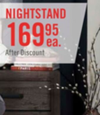 The Brick Kate nightstand - grey offer