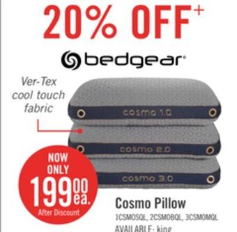 The Brick Bedgear cosmo 1.0 pillow - stomach sleeper offer