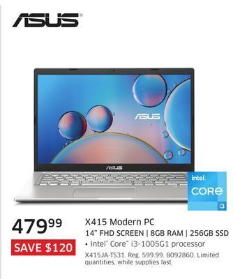 The Source Asus x415 modern pc offer