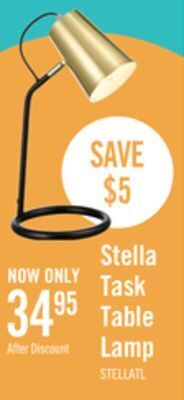 The Brick Stella desk/task lamp offer