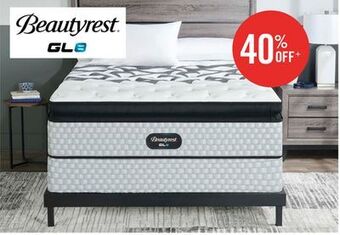 The Brick Beautyrest gl8 euro pillowtop king mattress offer