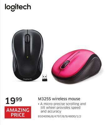 The Source Logitech m325s wireless mouse offer