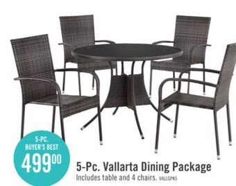 The Brick Vallarta 5-piece patio package offer