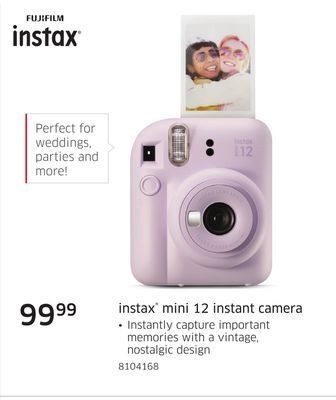 The Source Fujifilm instax® mini 12 instant camera offer