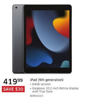 The Source Apple ipad (9th generation) offer