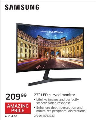The Source Samsung 27 led curved monitor offer