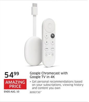 Google chromecast with google tv in 4k