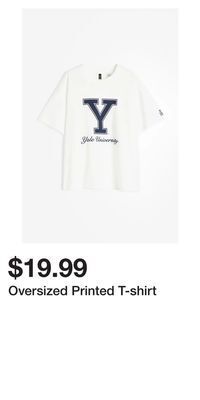 H&M Oversized printed t-shirt offer