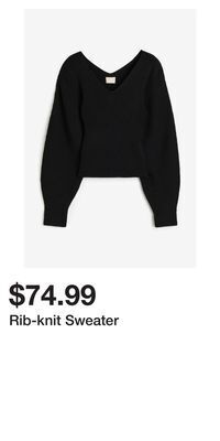 H&M Rib-knit sweater offer