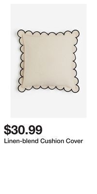 H&M Linen-blend cushion cover offer