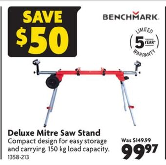 Home Hardware Deluxe mitre saw stand offer