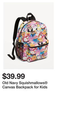 Old Navy Old navy squishmallows® canvas backpack for kids offer