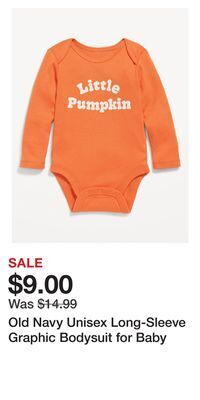 Old Navy Old navy unisex long-sleeve graphic bodysuit for baby offer
