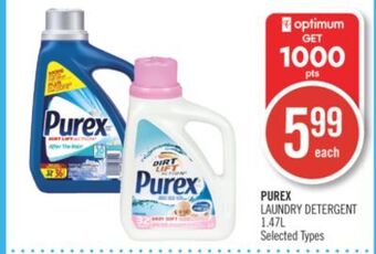 Shoppers Drug Mart Purex laundry detergent offer