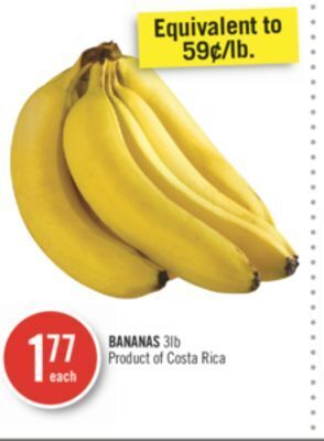 Shoppers Drug Mart Bananas offer