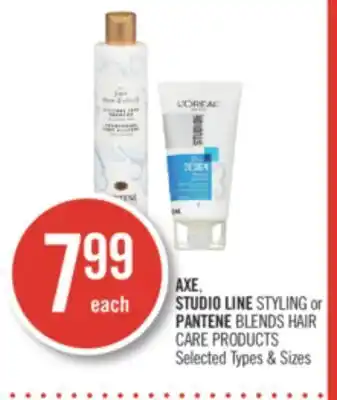 Shoppers Drug Mart Axe, studio line style or pantene offer