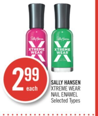 Shoppers Drug Mart Sally hansen xtreme wear nail enamel offer