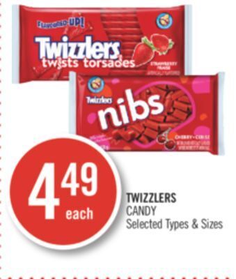 Shoppers Drug Mart Twizzlers candy offer