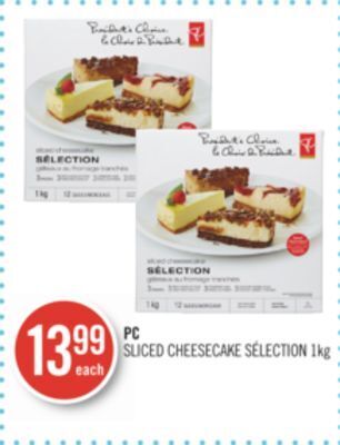 Shoppers Drug Mart Pc sliced cheesecake offer