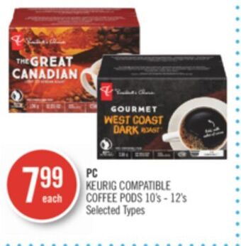 Shoppers Drug Mart Pc keurig compatible coffee pods offer