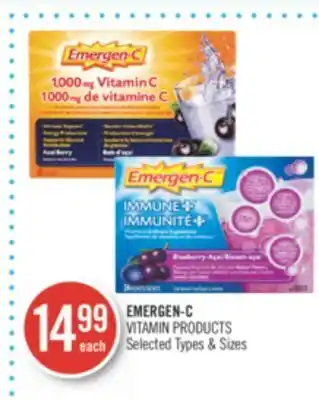 Shoppers Drug Mart Emergen-c vitamin products offer