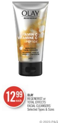 Shoppers Drug Mart Olay regenerist or total effects facial cleansers offer