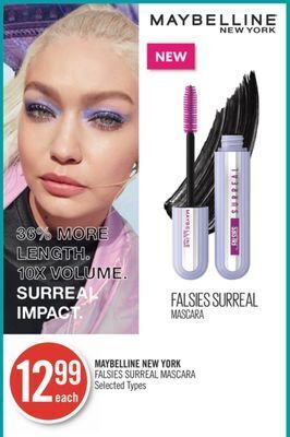 Shoppers Drug Mart Maybelline new york falsies surreal mascara offer