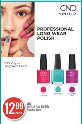 Shoppers Drug Mart Cnd vinylux nail enamel offer