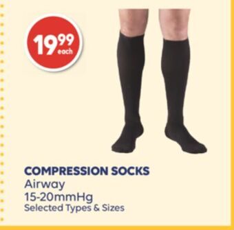 Wellwise by Shoppers Compression socks airway 15-20mmhg offer