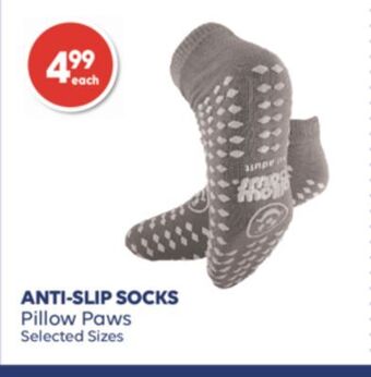 Wellwise by Shoppers Anti-slip socks pillow paws offer