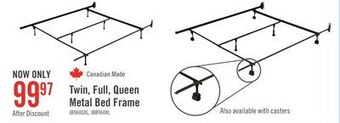 The Brick Extra-long twin/full/queen deluxe glider bed frame offer