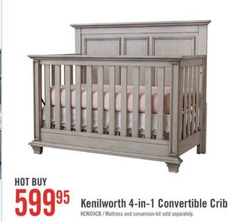 The Brick Kenilworth 4-in-1 convertible crib offer