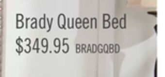 The Brick Brady upholstered queen bed offer