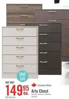 The Brick Arlo chest - grey offer