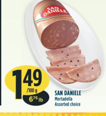 Marché Adonis San daniele mortadella offer