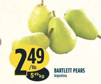 Marché Adonis Bartlett pears offer