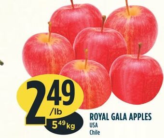 Marché Adonis Royal gala apples offer