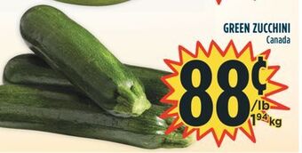 Marché Adonis Green zucchini offer